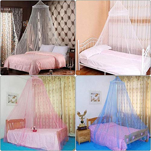 Che-good Mosquito Net - Elegant Hung Dome Round Lace Insect Bed Canopy Netting Curtain Mosquito Net House Bedding Decor - Roll Zipper Jacket Square Hat Shirt Jogger Outfit Insect Extra