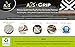 A2S-Grip Area Rug Pad Non Slip 2X Thickness: 9pcs System Rubber Rug Mat + 8X Rug Anchors Extremely Strong Hold No Residue Carpet Anti-Skid Stickers Hook & Loop (2X4-Feet)