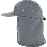 DealStock Fishing Cap with Ear and Neck Flap Cover - Outdoor Sun Protection