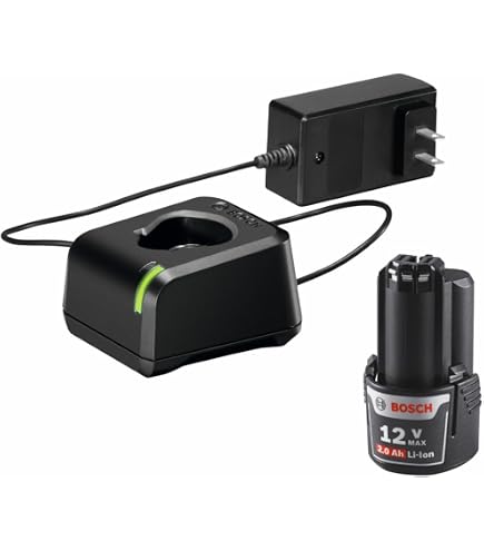Bosch BC330 12-volt Lithium-Ion Battery Charger, Black - Cordless