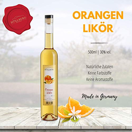Original Höllberg Orangenlikör 30% vol. | Premium Orangen Likör aus der Privatbrennerei Höllberg | Schnaps & Liköre… – Bild 3