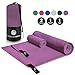 ScorchedEarth Microfiber Travel & Sports Towel Set - Quick Dry, Super Absorbent, Compact, Lightweight - for Camping, Backpacking, Hiking, Beach, Yoga, Swimming - Includes 2 Sizes + Carrying Bag & Clip