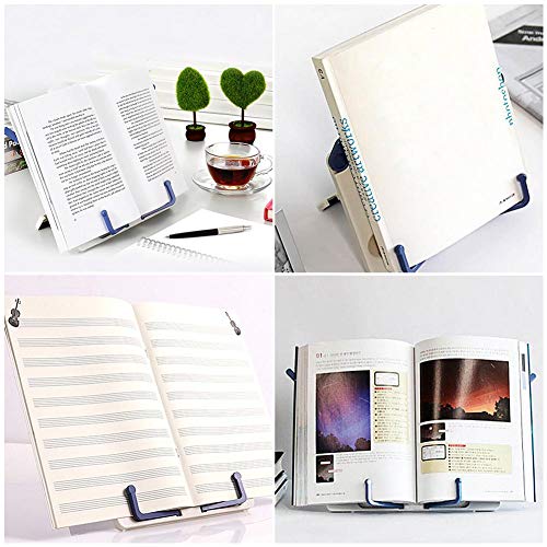 WinnerEco Reading Frame, Portable Reading Stand Books Recipe Shelf Folding Cookbook Holder Organizer