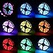 LUNSY LED Strip Lights Music Sync, Waterproof, 32.8 ft/10m RGB Dimmable Light Strip with Remote, Dream Color Rope Lights, Sound Activated, 300 LED 5050