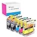 K-Ink Compatible Ink Cartridge Replacement for Brother LC203 LC 203 XL LC201 (2 Black, 1 Cyan, 1 Magenta, 1 Yellow)