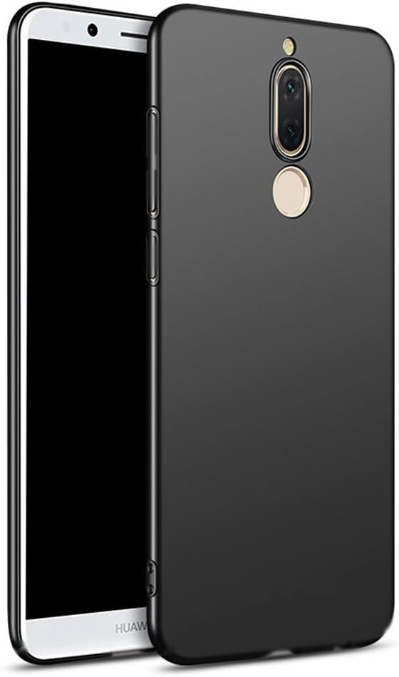Vooway Black Slim Soft TPU Silicone Case Thin Cover + Screen Protector For Huawei Mate 10 Lite MS50022