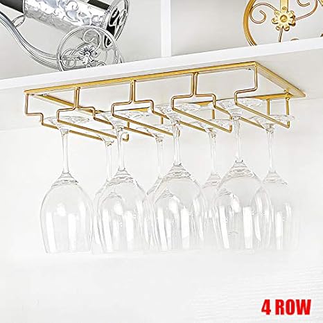 3 Row Supporto Per Bicchieri Da Vino Bar E Pub Gelentea Porta Bicchieri Da Vino Sotto Armadietto Porta Calici Da Vino Per Cucina Bianco Vetro Supporto Per Bicchieri Di Vino Utensili Da