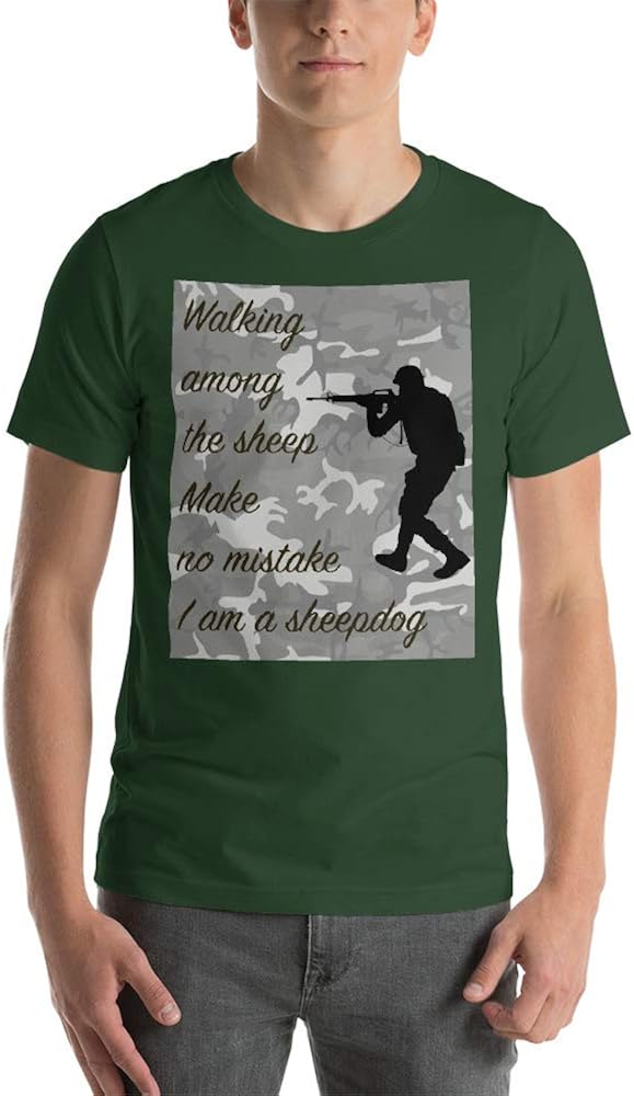 jennythip. I am a Sheepdog. Inspiration Quote Army Shirt