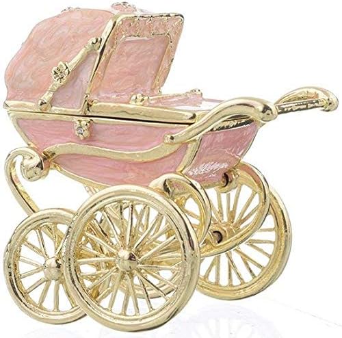swarovski crystal baby carriage