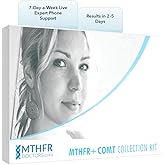 MTHFR+COMT Methylation Genes Test Kit. 1-on-1 Live Expert Support by Phone 7 Days A Week. Includes C677T, A1298C & V158M Variants for Methylation and Wellness Analysis. Results in 2-5 Days. Ages 0+