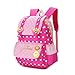 Hearwind Casual Wave Point Nylon Lattice Children Shoulder Daypack School Backpakcs Kids Bag