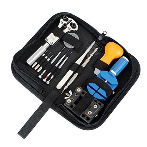 Tool Watch Repair Remover Kit Case Opener Link Spring Bar Pin Band Back Set New Strap W Wrench Adjustable