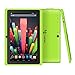 Yuntab Q88 7 Inch Allwinner A33,1.5 Ghz Quad Core Google Android Tablet PC,512MB+8G,Dual Camera,WiFi,Mini USB,G-Sensor,Support SD/MMC/TF Card(Green)