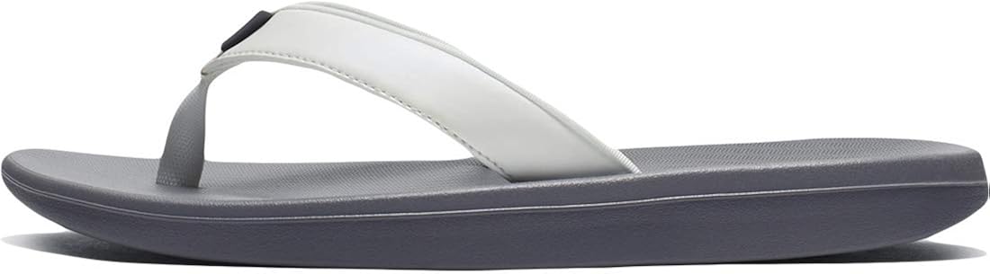 Amazon.com | Nike Women's Bella Kai Flip Flops (9, Grey/White) | Flip-Flops