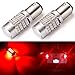 ENDPAGE 1157 2057 2357 7528 BAY15D LED Bulb 2-pack, Brilliant Red, Extremely Bright, 54-SMD with Projector Lens, 10-30V, Work as Brake Lights, Tail Lights, Turn Signal Blinkers