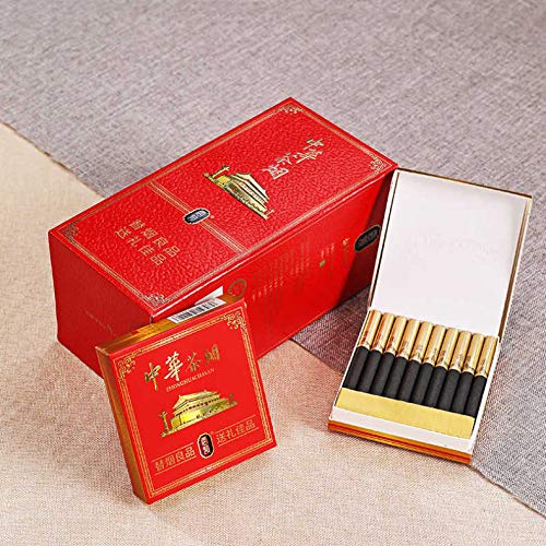 Yunnan Chinese Herbal Cigarettes, Green Tea Menthol Cigarettes,  Smoke-Free-Nicotine-Free, Cigarettes-Cigarettes That Can Clean The Lungs (3  Packs, Premium Cigar Tea Smoke(Rich and Fragrant Taste)) in Saudi Arabia