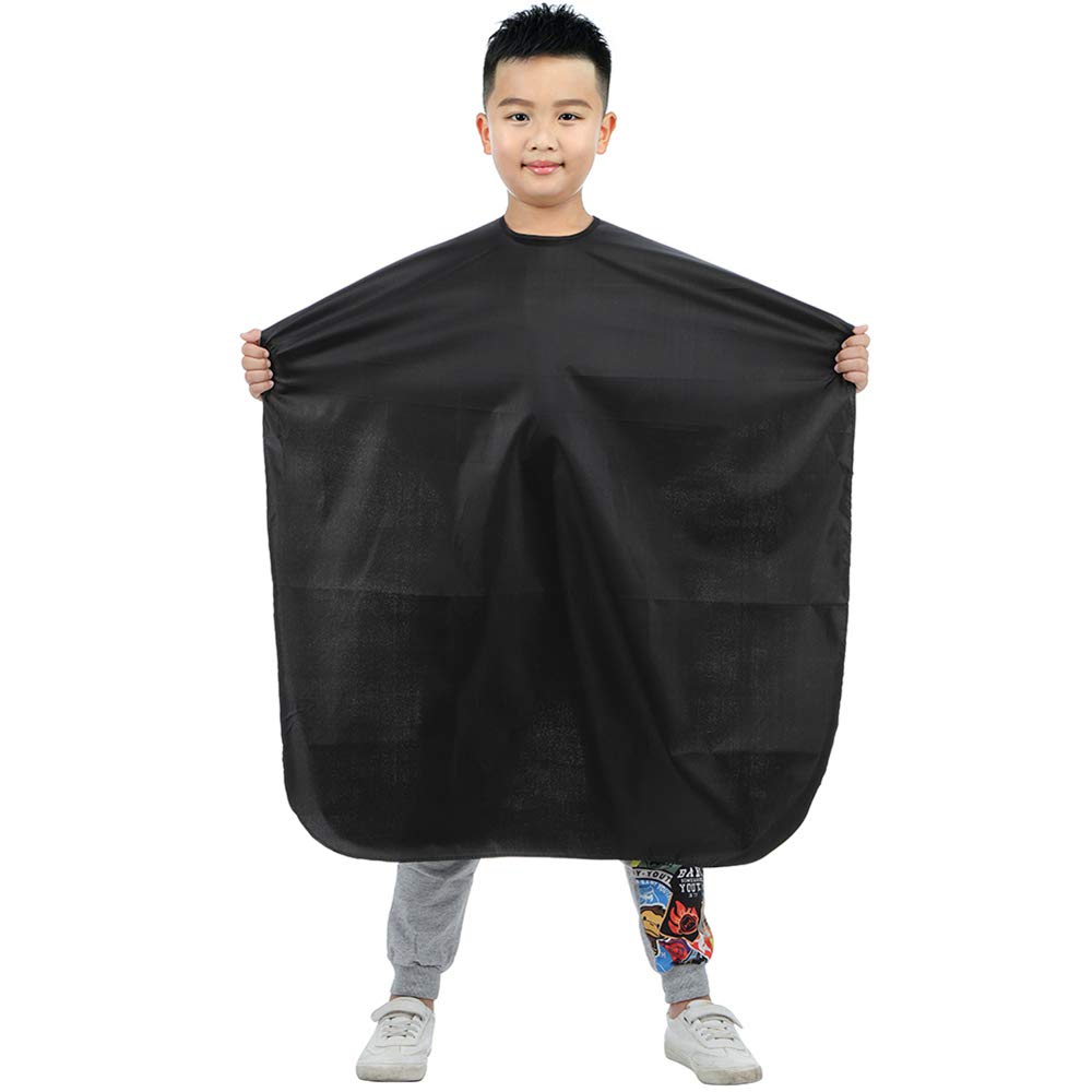 Bqueen Kids Haircut Professional Hair Salon Nylon Barber Cape Hair Cutting Barber Hairdressing Cape Smock Cover Cloth for Toddler Waterproof Hairdresser Salon Cape for Children (1 Pack) : Beauty