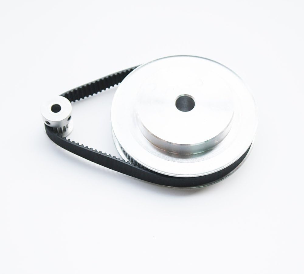 Bestdotek CNC Engraving Machine Accessory 3m Timing Pulley Belt Set Kit Reducer Ratio (6:1)