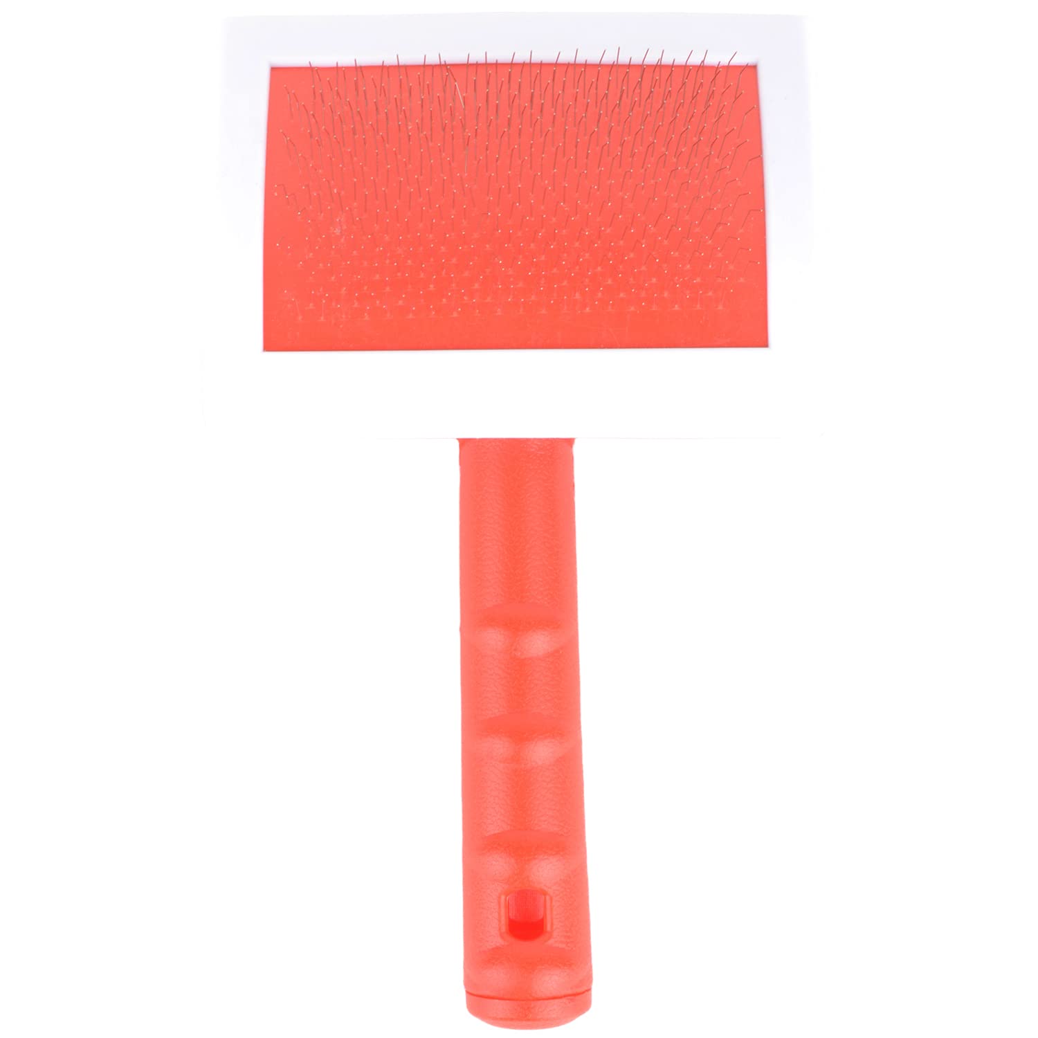 SNUGRUGS Large Red Plastic Sheepskin Rug Brush/Cleaner