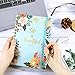 2020 Planner - Weekly & Monthly Planner with Tabs, Floral Cover with Twin-Wire Binding, 6.30