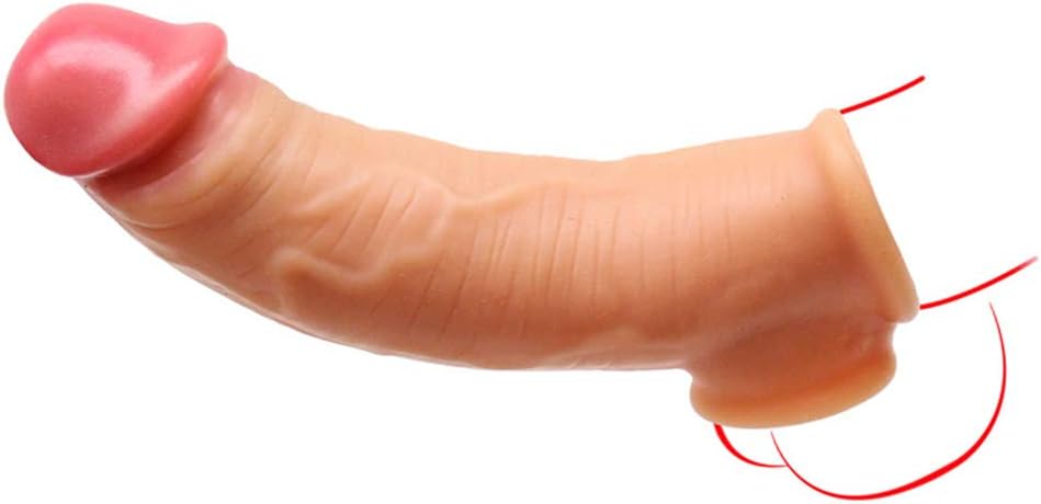 wuashduw Enlargement for Men Reusable Sleeve Male Extender Enhancer