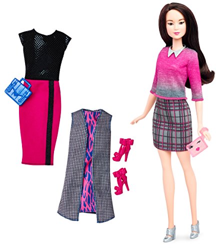 barbie glitz doll coral dress