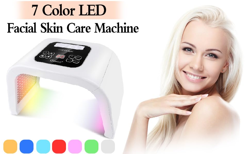7 Color LED Face Light Therapy, PDT Photon Facial Body Skin Care