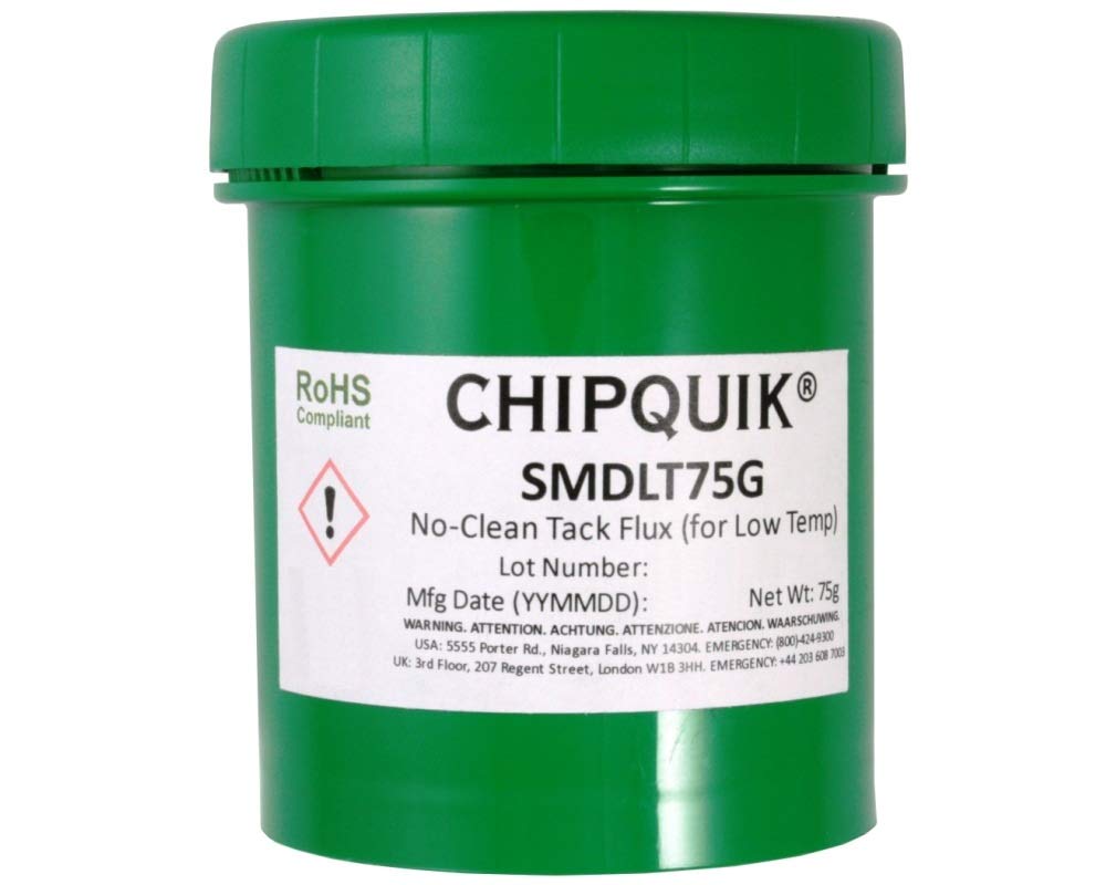 Tack Flux no Clean Low Temp SMDLT in 75 gram Jar