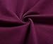 BAISHENGGT Women's Casual Shawl Collar Button Tunic Top X-Large Purple