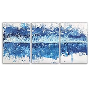 Wall26-3 Panel Canvas Wall Art-Chromatic-Giclee Painting Wall Bedroom...