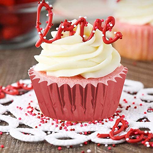 SUBANG 800 Pieces Christmas Mini Tulip Cupcake Liner Baking Cups Muffin Tins Treat Cups Foil Metallic Cupcake Liners for Weddings,Birthdays,Baby Showers - Thumbnail 5