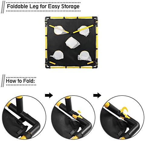 Bean bag toss game set with two boards, featuring a golf theme.