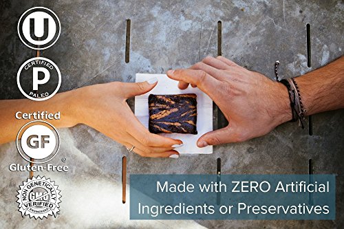 Base Culture Almond Butter Brownie | All Natural 100% Paleo, Gluten, Grain, Dairy, and Soy Free & No Added Sugar (6g Protein per Serving, 10 Count) - Thumbnail 6