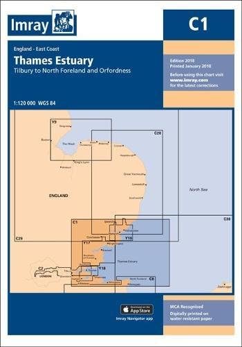 Imray Chart C1: Thame Estuary (C Charts)