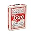 bee 2 Decks Jumbo Playing Cards Red & Blue Deck Casino Quality