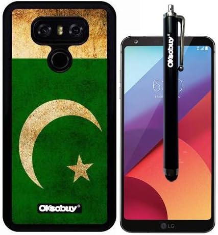 G6 Case, Pakistani Flag Case, OkSoBuy(R) Ultra Thin Soft Silicone Case for LG G6 - Pakistani Flag