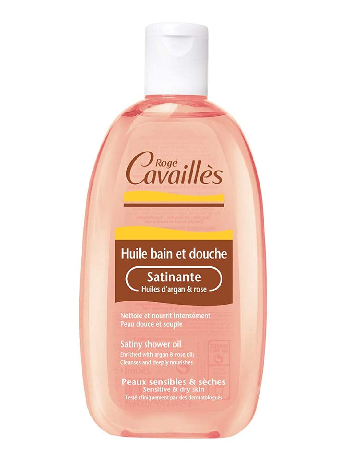 Rogé Cavaillès Satiny Shower Oil Argan and Rose Oils 250ml