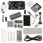 Kompatibel Mega2560 R3 ATmega2560-16AU + Prototype Schild Starter Kit Mit über 16 Basic Arduino Tutorial Projekts Für Arduino Anfänger
