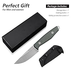 JEABROTHER 14C28N steel fixed blade knife with