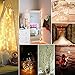 KASHIO Photo Clip String Lights, 50LED String Lights with Clips 8 Modes 16.4ft Waterproof, USB＆Battery Powered String Lights, Fairy Lights for Christmas Bedroom Wedding Party Birthday