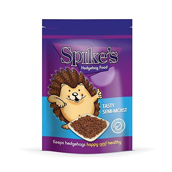 PETBLIS-Spikes-Semi-Moist-Hedgehog-Food-13-kg Spike's | Hedgehog Food, Tasty Semi-Moist | Nutritious, with Fresh Chicken | Made in the UK (1.3kg)