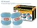 SHOUNg Reflective Ankle/Wrist Weights (1 Pair) with Adjustable Strap for Fitness, Workout, Exercise, Walking, Jogging, Gymnastics, Aerobics and Gym (Aqua, 4lbs)