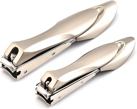 Amazon Co Jp 精密足の爪切り 爪クリッパー2pcsネイルカッターセット男性用女性のためのステンレス鋼の爪クリッパーキットシャープな丈夫なトリマーセット 厚くまたは陥入した足指の爪に ホーム キッチン
