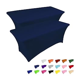 IVAPUPU 2 Pack 6FT Table Cloth for Rectangular