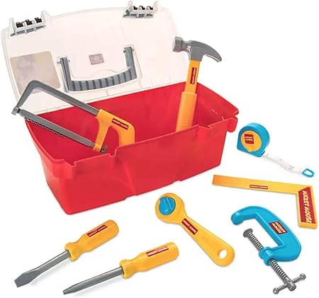 Caja de herramientas de Disney, Mickey Mouse, listo para la construcción: Amazon.es: Hogar