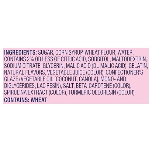SWEETARTS ROPES TWISTED HOLIDAY PUNCH, SOFT AND CHEWY CANDY, 3OZ PACK – HOLIDAY STOCKING STUFFERS & TREATS