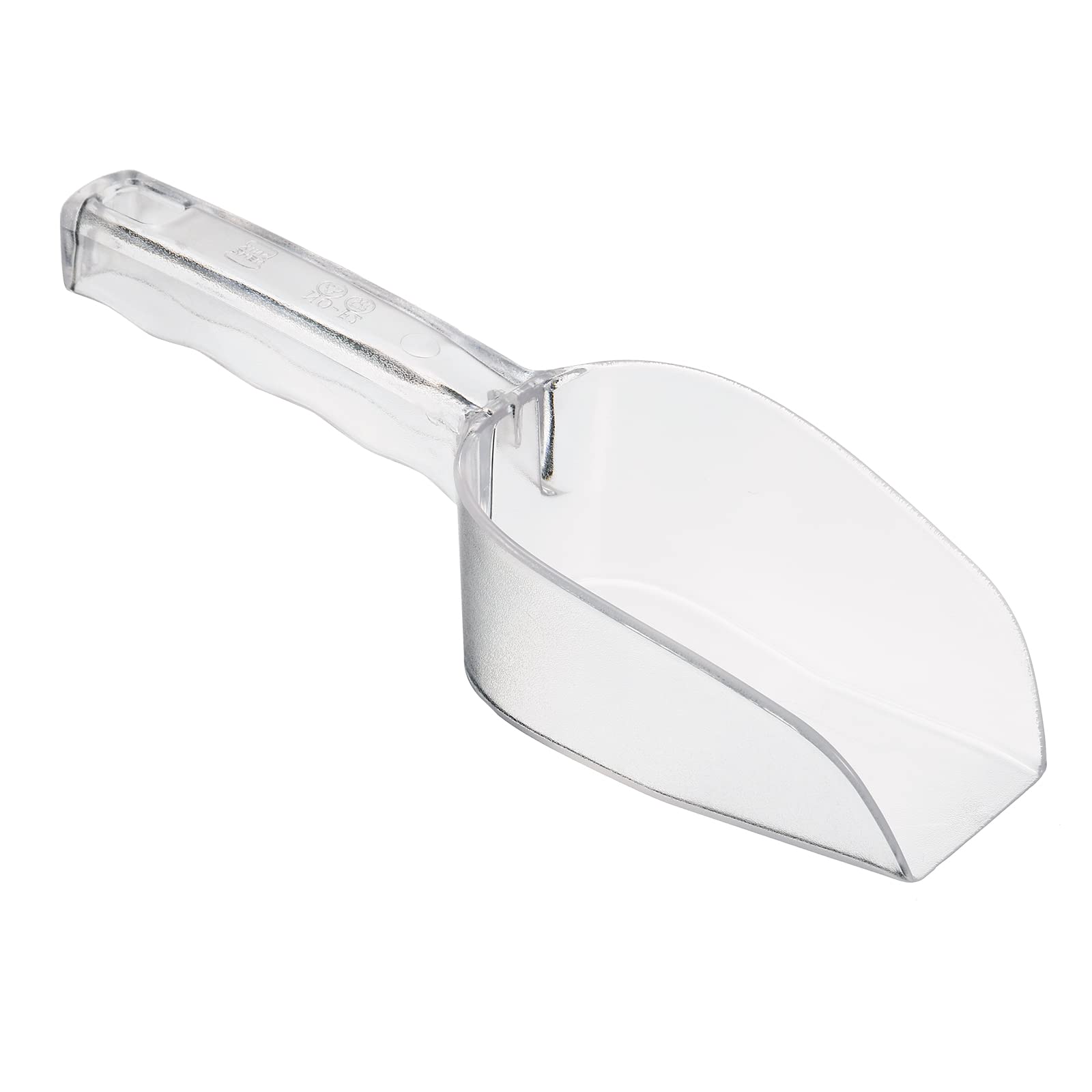 PATIKIL Ice Scoop, PC Plastic 9.45x2.36 Small Ice Maker Flour Cereal Sugar Utility Handle Shovel for Home Kitchen, Clear