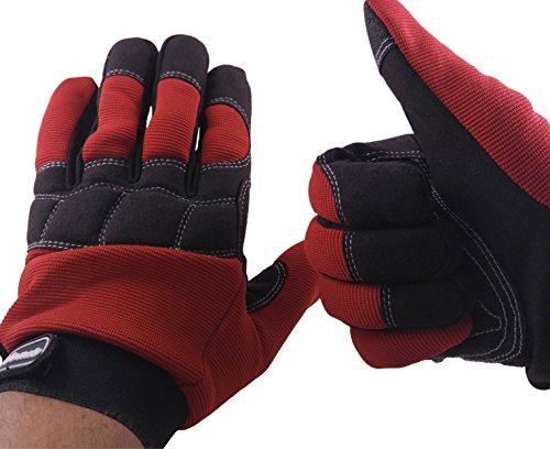 MECHANIC GLOVES For Working On Cars - Work Safety Gloves Protect Fingers And Hands - Large Size Fits Most Men, 1 Pair - Thumbnail 6