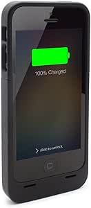 MFI Apple Approved - Lenmar Meridian Rechargeable Extended Battery Case for iPhone 5 and iPhone 5s - AT&amp;T, Sprint, Verizon - Black - 100% Additional Battery Life (2300mAh)