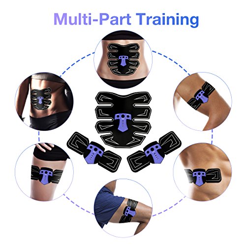 image for CHARMINER Abs Muscle Toner, Abs Trainer, Abdominal Toning Belts, Wirel